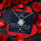 To My Wife - Rotating Rose Box with Love Knot